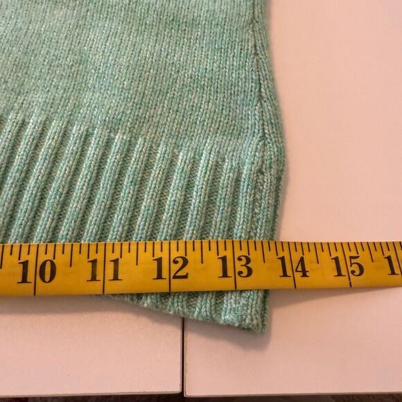Daniel Bishop Light Green Cashmere Turtleneck Sweater Sz S Preppy, Collegiate - Picture 7 of 12
